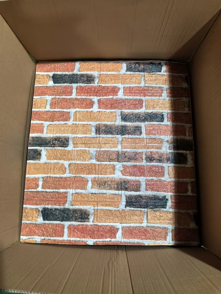 3D Foam Brick Wall Sticker2