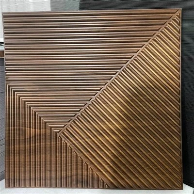 TOP KING Geometric Embossed 3D PVC Wall Panel Collection